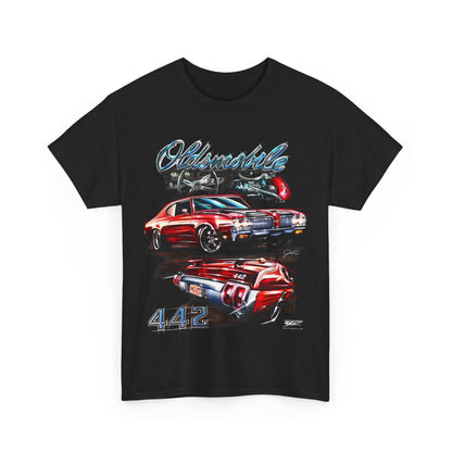 Oldsmobile 442 - 1970 Oldsmobile 442 T-Shirt - Olds t - Shirt - Wicked Metal