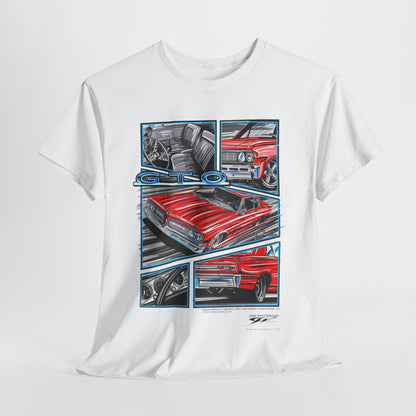 Pontiac GTO Stylized Shirt - Muscle Car T-Shirt - 1964 GTO - Wicked Metal