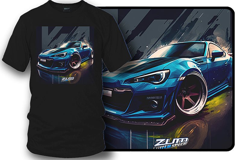 Zum Speed Blue BRZ Shirt, ae86 Shirt, BRZ Shirt, Fast Furious ae86, JDM Shirt, Tuner car Shirt - Wicked Metal