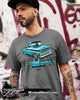 1964 Chevy Teal C-10 - Truck T-Shirt - Chevy c-10 t-Shirt - Wicked Metal