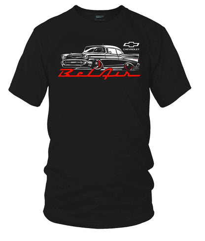 Bel Air Stylized 1957 Chevy - Bel Air T-Shirt - 57 Chevy t-Shirt - Wicked Metal