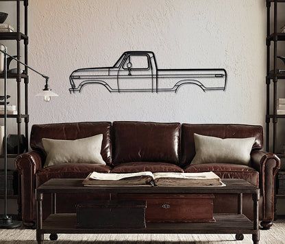 F100 Automotive Metal Wall art - Wicked Metal