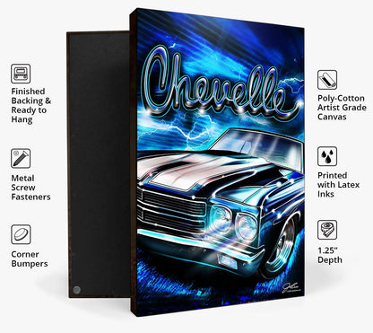 GTR in the city, GTR Car wall art - garage art - Wicked Metal