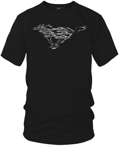 Mustang Shirts, Mustang Silhouettes all years - Wicked Metal - Wicked Metal