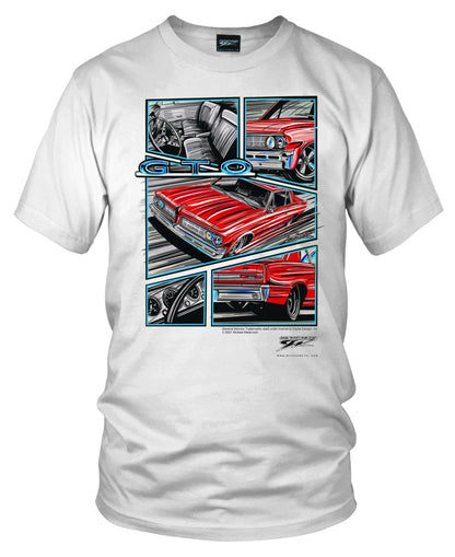 Pontiac GTO Stylized Shirt - Muscle Car T-Shirt - 1964 GTO